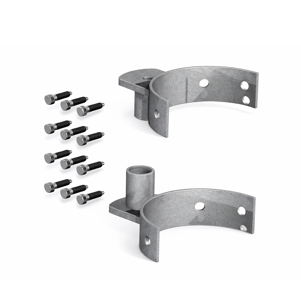 HALF ROUND GATE HANGER KIT FOR METAL GATES